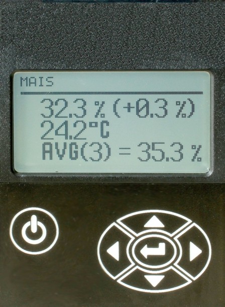 Contrôle du taux d'humidité du grain